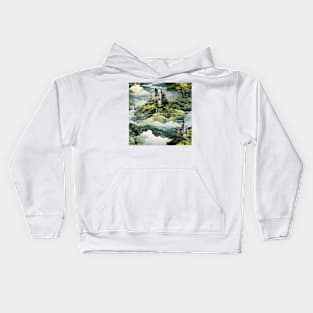 Castles Pattern 18 - Ireland Kids Hoodie